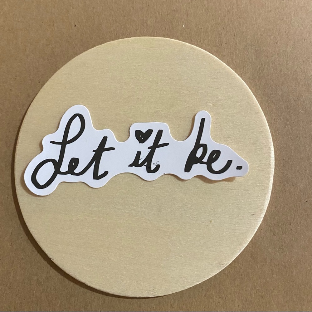 π20/$12π Let It Be Sticker